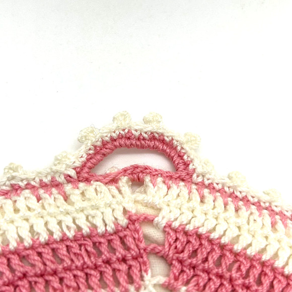 Vintage Handmade Crochet Potholders Lot of 2 - Picture 4 of 10